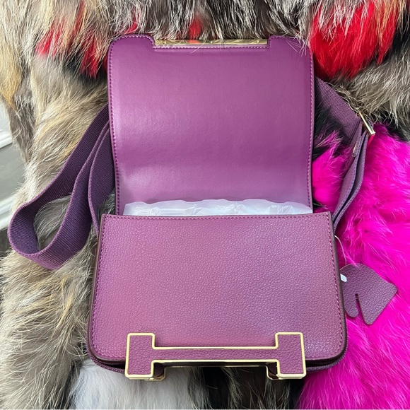 Your New Go to Mini...Genuine Leather mini bag with canvas Cross body strap. - Picture 5 of 17